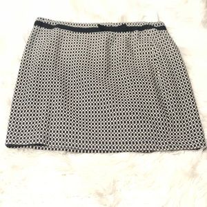 Black and White Business Skirt